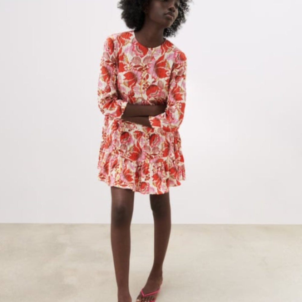Zara Floral Print Dress - NWT
